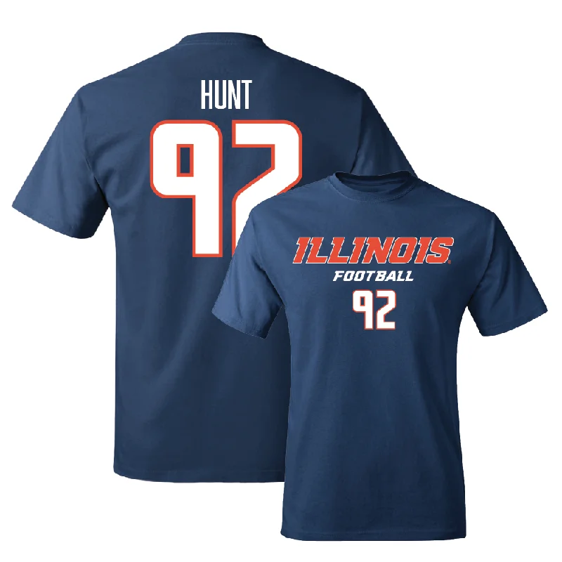 Football Jersey for Premium Custom Team Logos-Navy Illinois Classic Tee    - Gentle Hunt