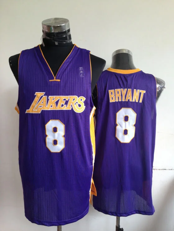 Basketball Jersey for Easy to Customize Design-Lakers 8 Bryant Purple New Revolution 30 Basketball Jerseys