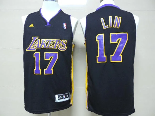 Basketball Jersey for Stylish Youth Jerseys-Lakers 17 Lin Black New Revolution 30 Basketball Jerseys