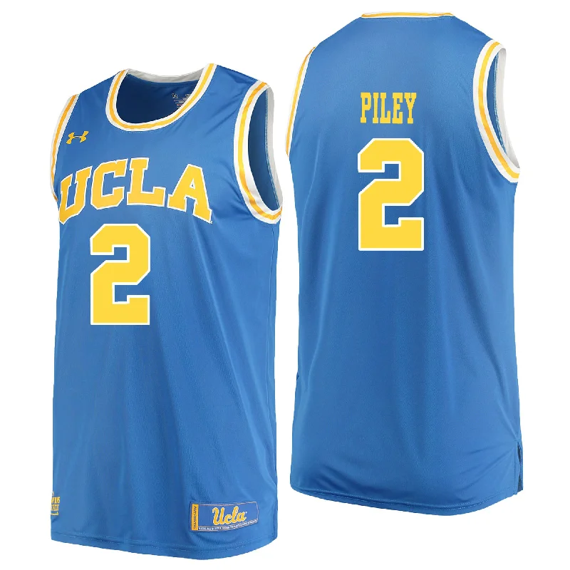 Basketball Jersey for Durable Material-UCLA Bruins 2 Cody Riley Blue College Basketball Basketball Jersey