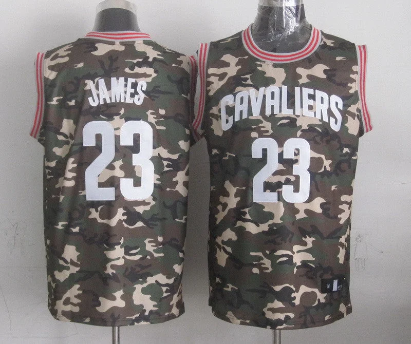 Basketball Jersey for Custom Team Logos-Cavaliers 23 James Camo Fashion Basketball Jerseys