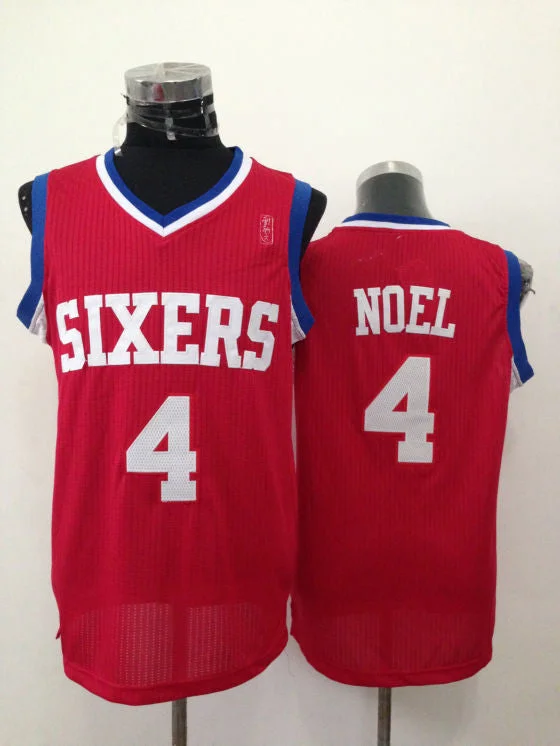 Basketball Jersey for Vintage Basketball Apparel-76ers 4 Noel Red New Revolution 30 Basketball Jerseys