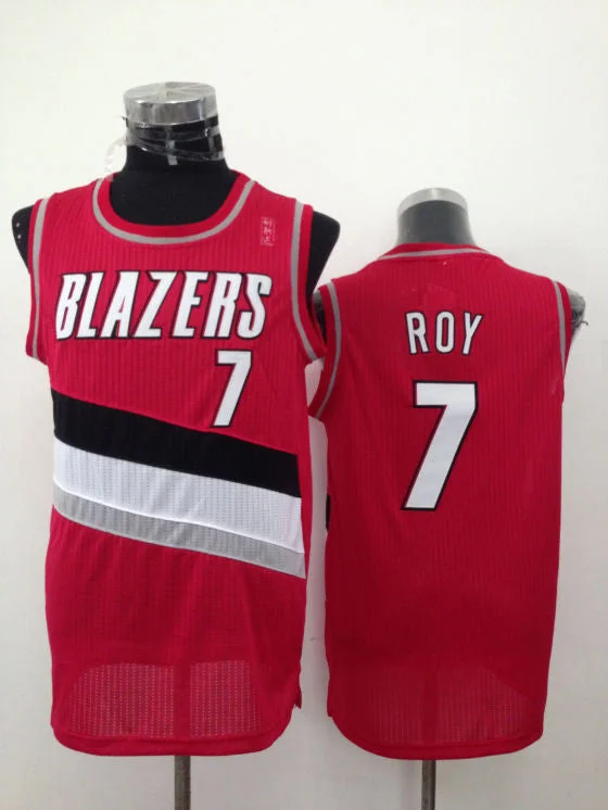 Basketball Jersey for Personalized Player Jerseys-Blazers 7 Roy Red New Revolution 30 Basketball Jerseys