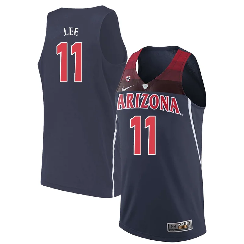 Basketball Jersey for Full Customization Options-Arizona Wildcats 11 Ira Lee Navy College Basketball Basketball Jersey