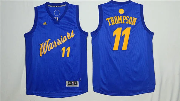 Basketball Jersey for School and College Apparel-Warriors 11 Klay Thompson Royal 2016 Christmas Day Swingman Basketball Jersey