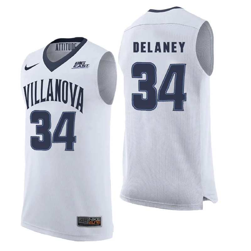 Custom Basketball Jersey for Players-Villanova Wildcats 34 Tim Delaney White College Basketball Elite Basketball Jersey