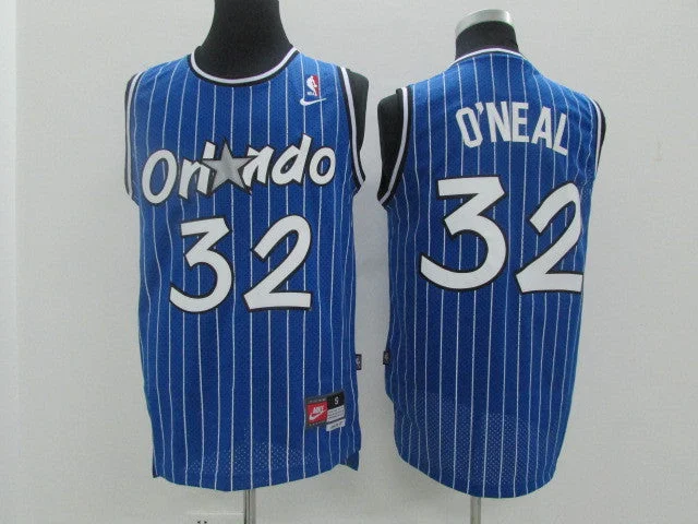 Basketball Jersey for Youth Sports Teams-Magic 32 O'Neal Blue Revolution 30 Basketball Jerseys