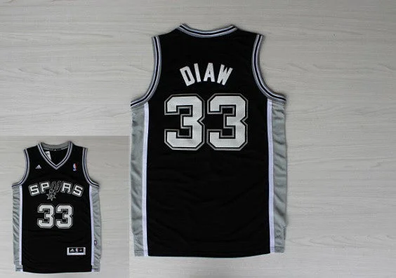 Basketball Jersey for Performance Fit Design-Spurs 33 Diaw Black New Revolution 30 Basketball Jerseys