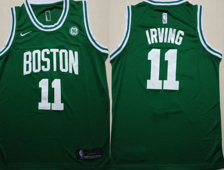 Basketball Jersey for Performance Fit-Celtics 11 Kyrie Irving Green Swingman Basketball Jersey