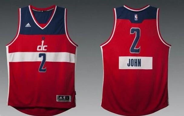 Basketball Jersey for Game Night Wear-Wizards 2 John Wall Red 2014-15 Christmas Day Swingman Basketball Jerseys