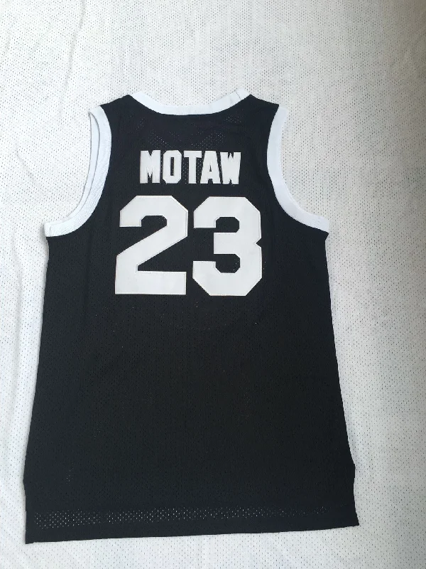 Basketball Jersey for Full-Body Performance Fit-Tournament ShootOut 23 Motaw Black Throwback Movie Basketball Basketball Jersey