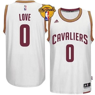 Basketball Jersey for Team Uniform Designs-Cavaliers 0 Love White 2015 Finals New Rev 30 Basketball Jersey