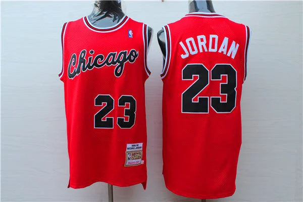 Basketball Jersey for Kids-Bulls 23 Michael Jordan Red 1984-85 Hardwood Classics Basketball Jersey