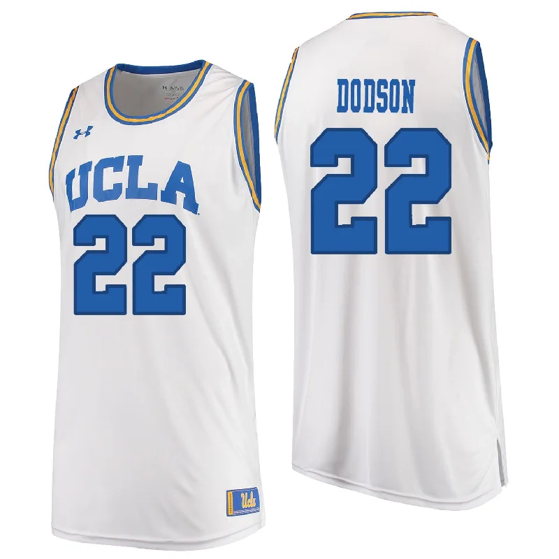 Basketball Jersey for Quick-Dry Material-UCLA Bruins 22 Armani Dodson White College Basketball Basketball Jersey