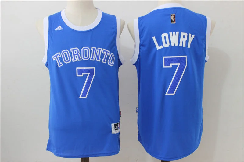 Basketball Jersey for Premium Performance Fit-Raptors 7 Kyle Lowry Blue Swingman Basketball Jersey