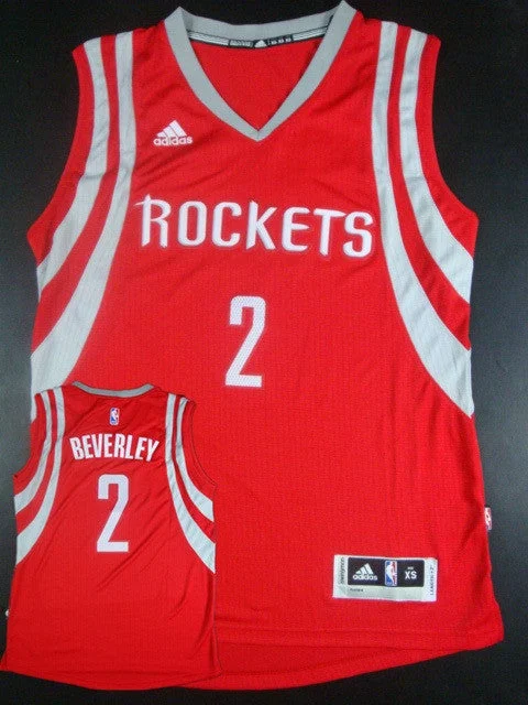 Basketball Jersey for Breathable Sports Fabric-Rockets 2 Beverley Red Hot Printed New Rev 30 Basketball Jersey