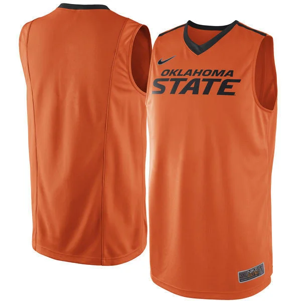 Basketball Jersey for Stylish Team Jerseys-Oklahoma State Cowboys Orange Basketball College Basketball Jersey