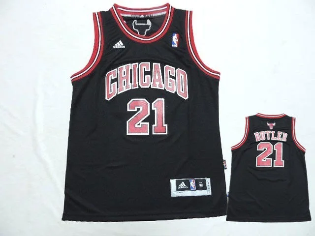 Basketball Jersey for Vintage Style-Bulls 21 Butler Black New Revolution 30 Basketball Jersey