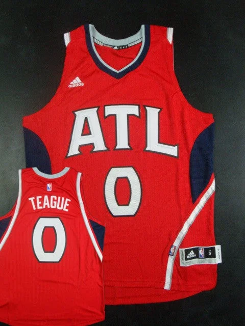 Basketball Jersey for Lightweight Design for Kids-Hawks 0 Jeff Teague Red New Revolution 30 Basketball Jersey