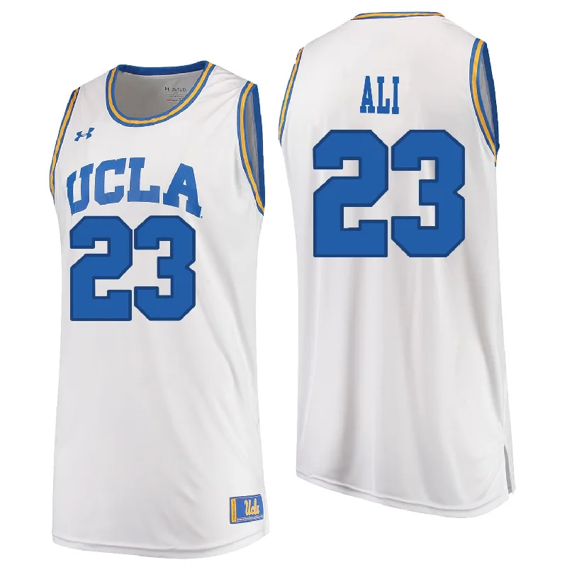 Basketball Jersey for Custom College Team Apparel-UCLA Bruins 23 Prince Ali White College Basketball Basketball Jersey