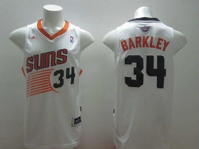 Basketball Jersey for Men-Suns 34 Barkley White New Revolution 30 Basketball Jerseys