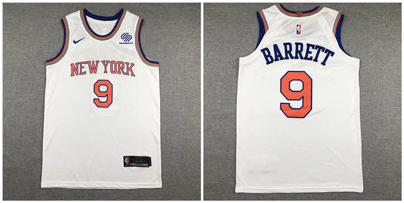 Basketball Jersey for High-Quality Basketball Wear-Knicks 9 R.J.  White Authentic Basketball Jersey